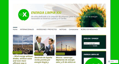 Desktop Screenshot of energialimpiaparatodos.com